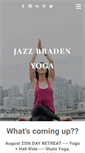 Mobile Screenshot of jazzbradenyoga.com